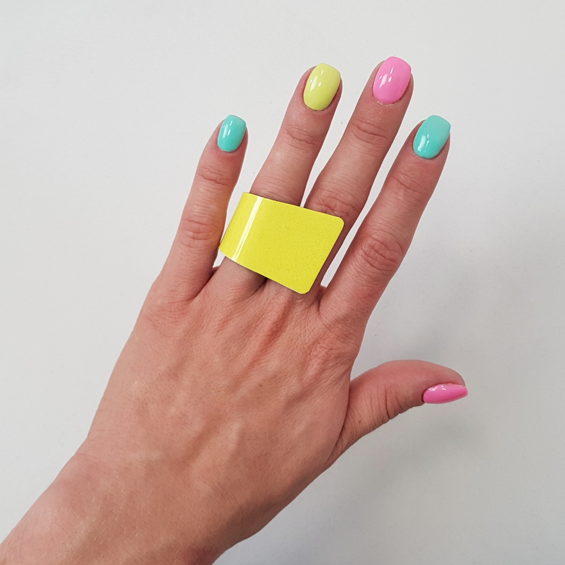 Yellow Snail Ring