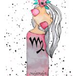 Art print Horoskop Devica