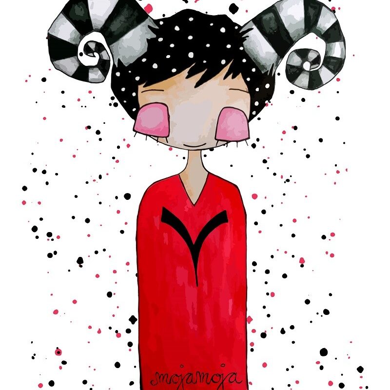 Art print Horoskop Oven