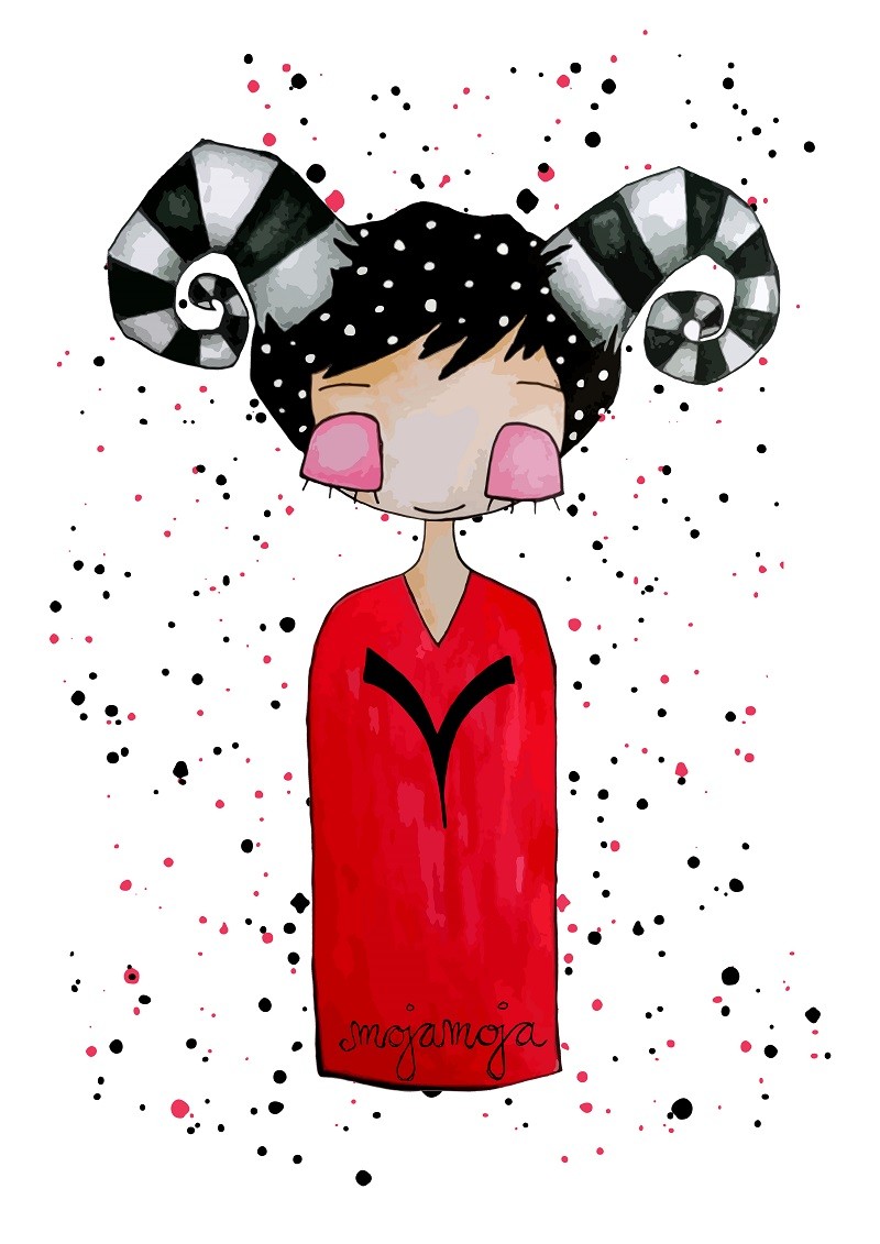 Art print Horoskop Oven