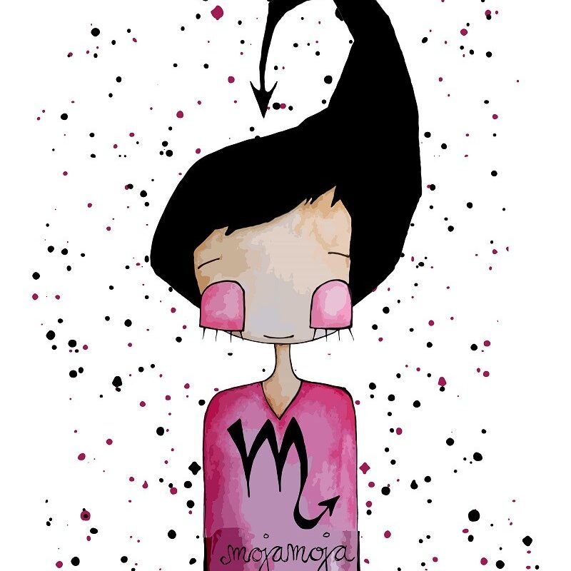 Art print Horoskop Škorpion