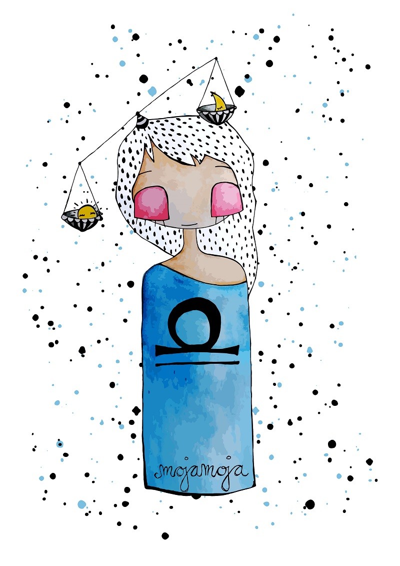 Art print Horoskop Tehtnica