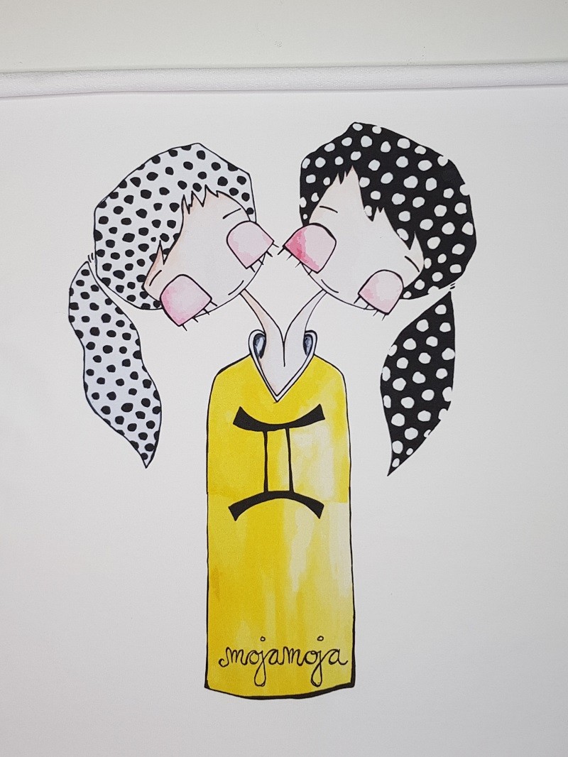 Panel 50x70 Horoscope Gemini