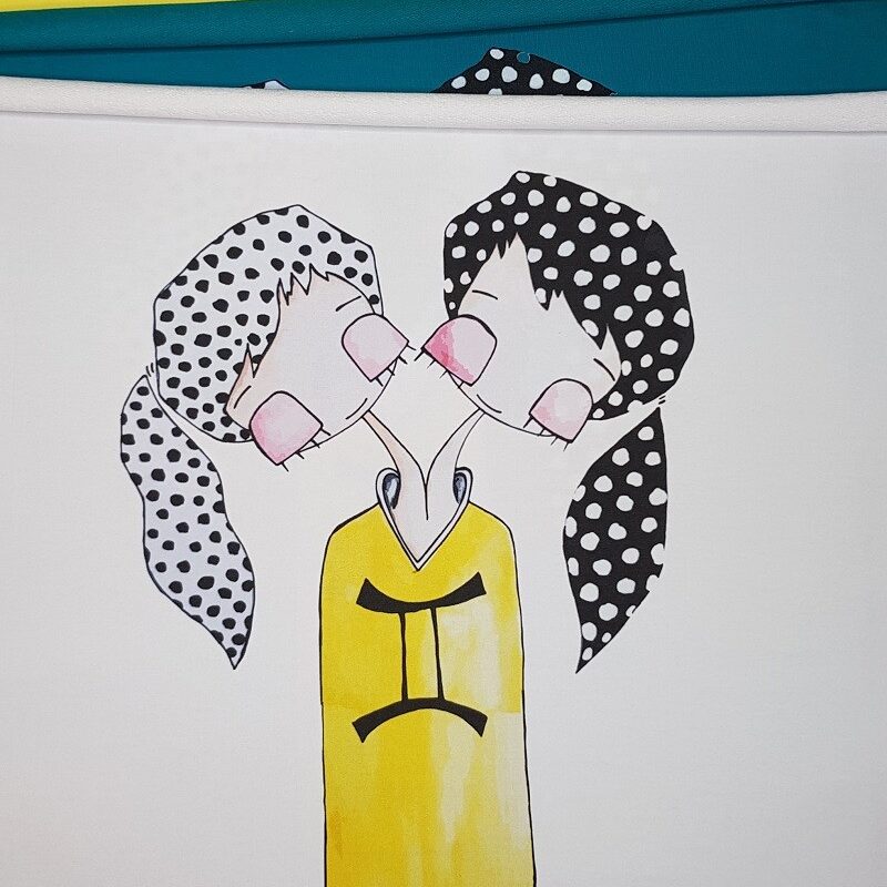 Panel 50x70 Horoscope Gemini