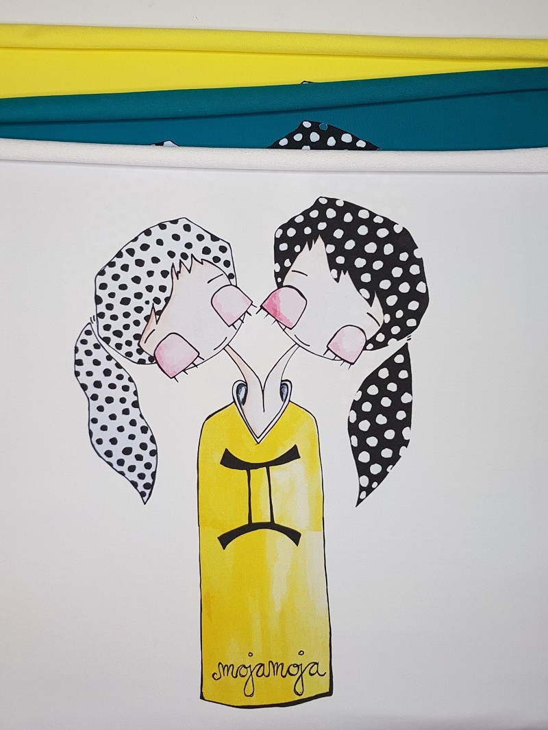 Panel 50x70 Horoscope Gemini
