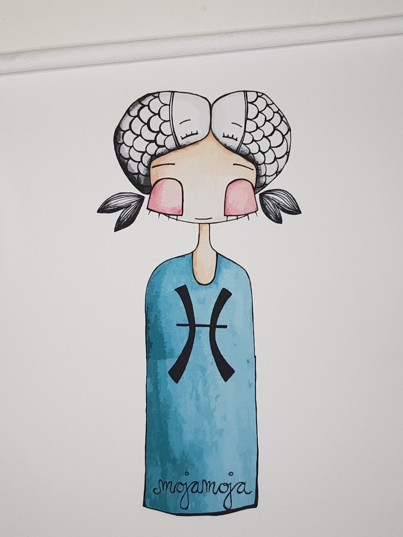 50x70 Horoscope Pisces Panel