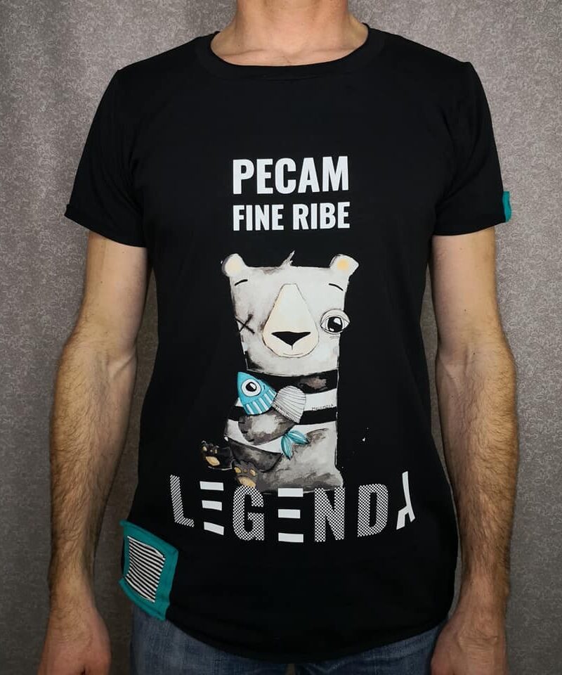 Men's LEGENDA Pecam fine ribe T-shirt