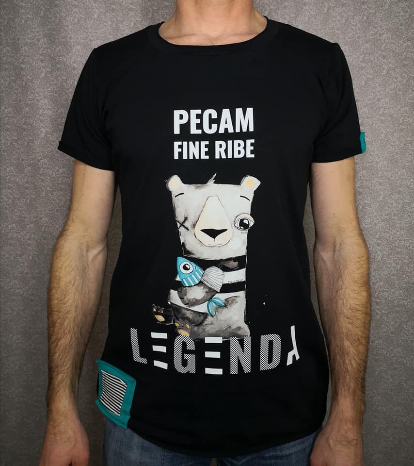 Men's LEGENDA Pecam fine ribe T-shirt