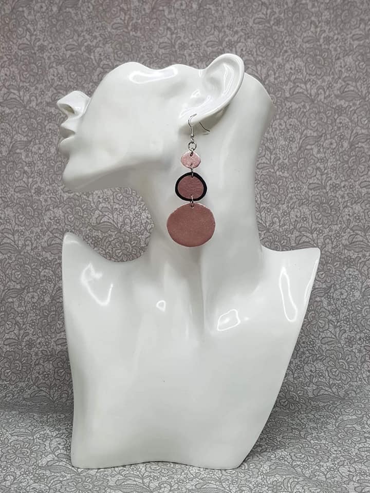 Uhani Rosegold Krogi