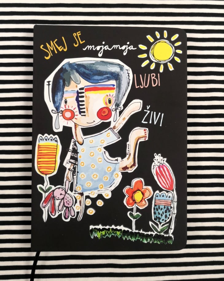 Laugh, love, live notepad