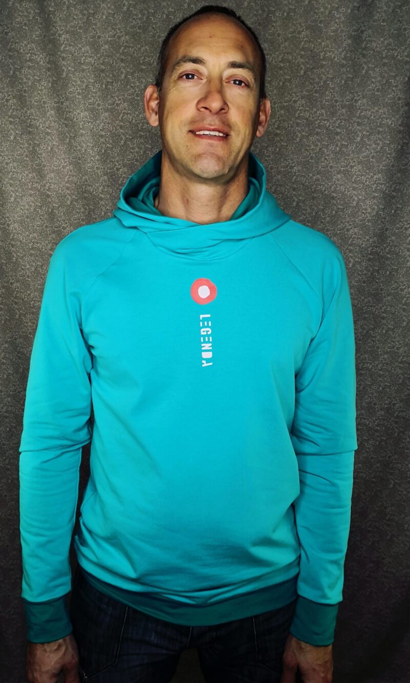 MEN'S LEGENDA Turquoise Hoodie