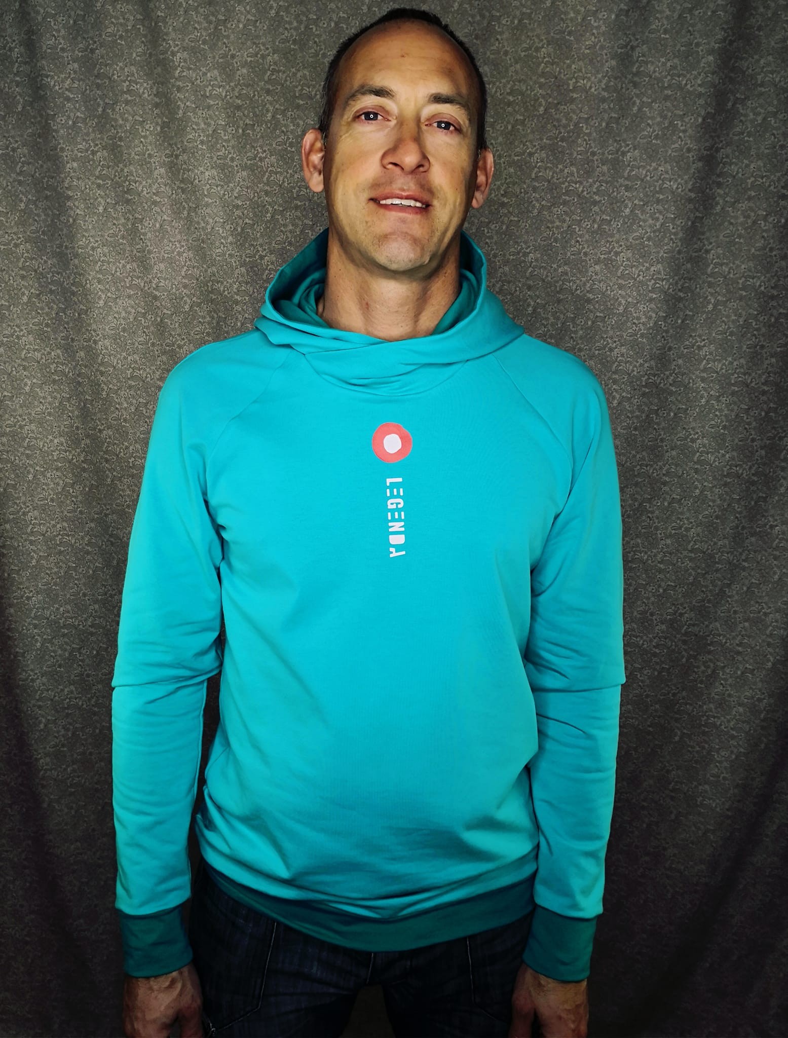 MEN'S LEGENDA Turquoise Hoodie