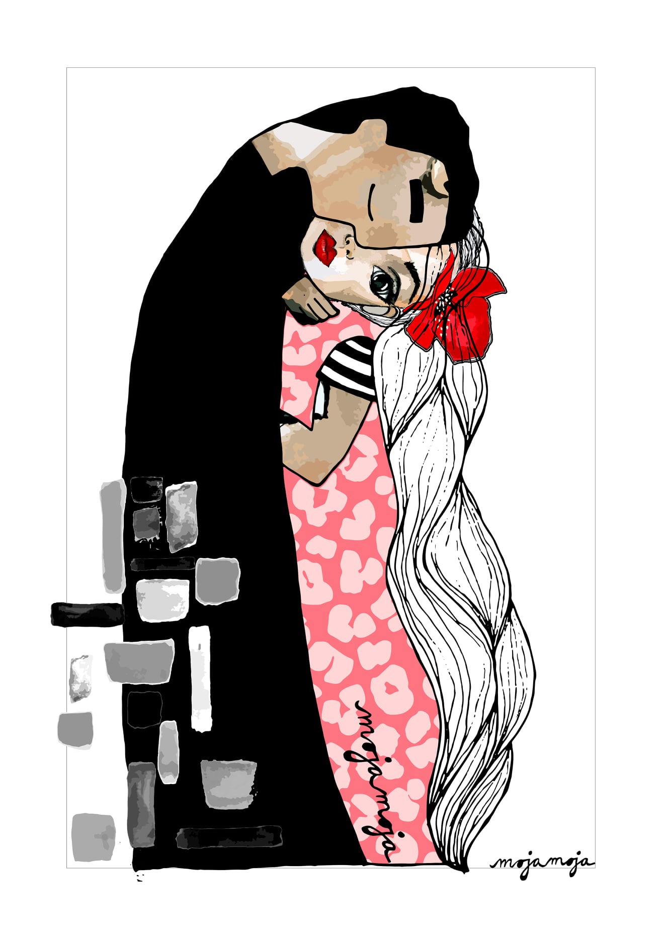 Art print Kiss