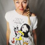 Oversized Crazy dog lady T-shirt