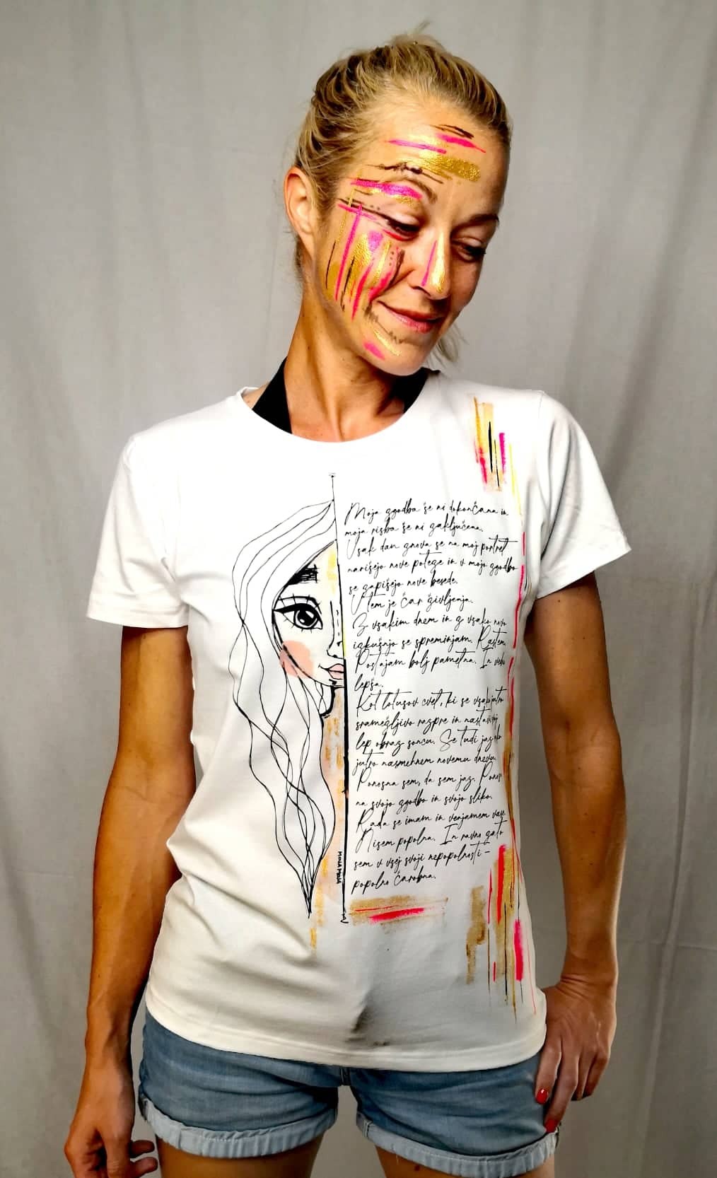 White Unfinished Story T-shirt