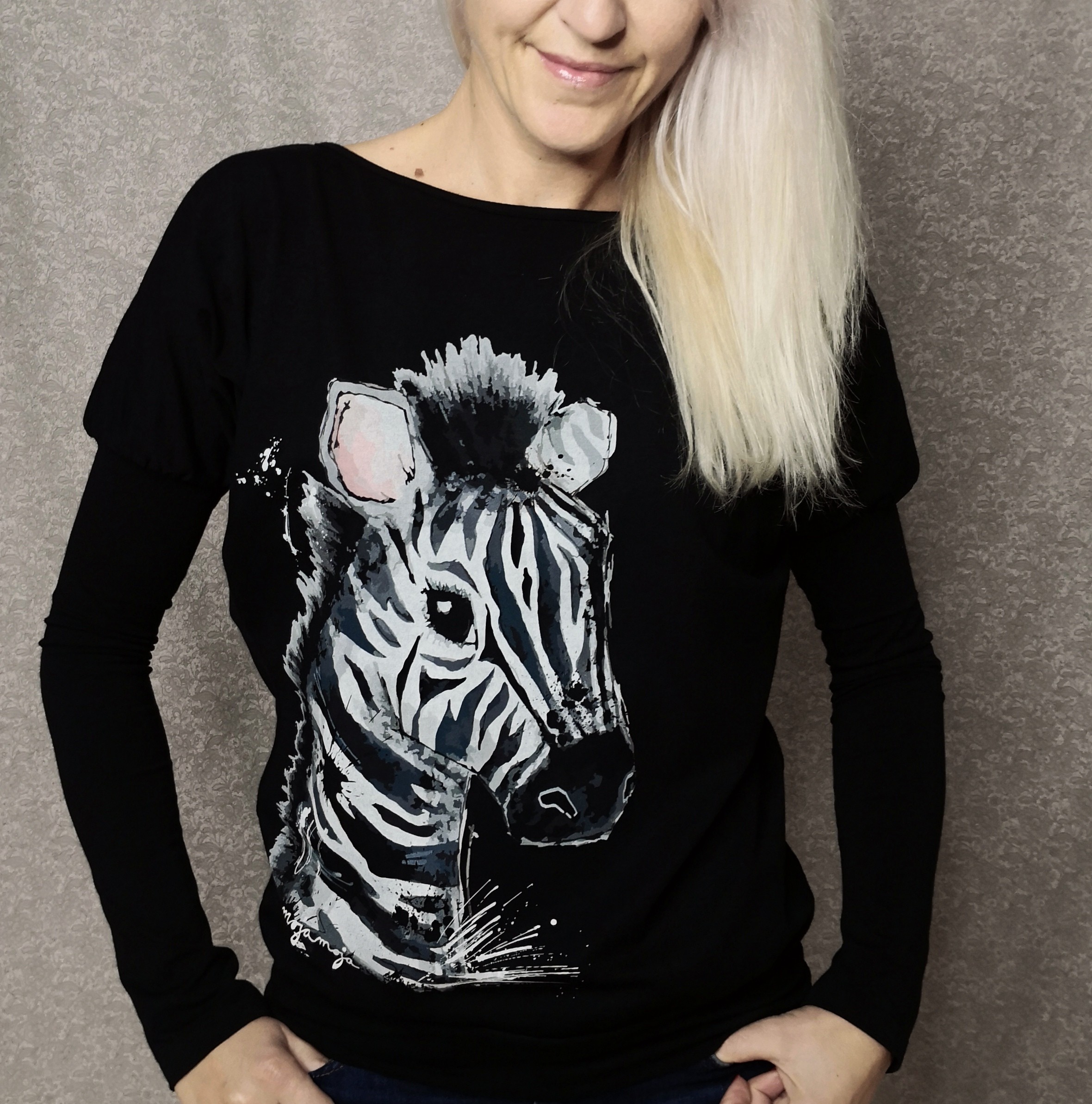 Majica Zebra - dolg rokav