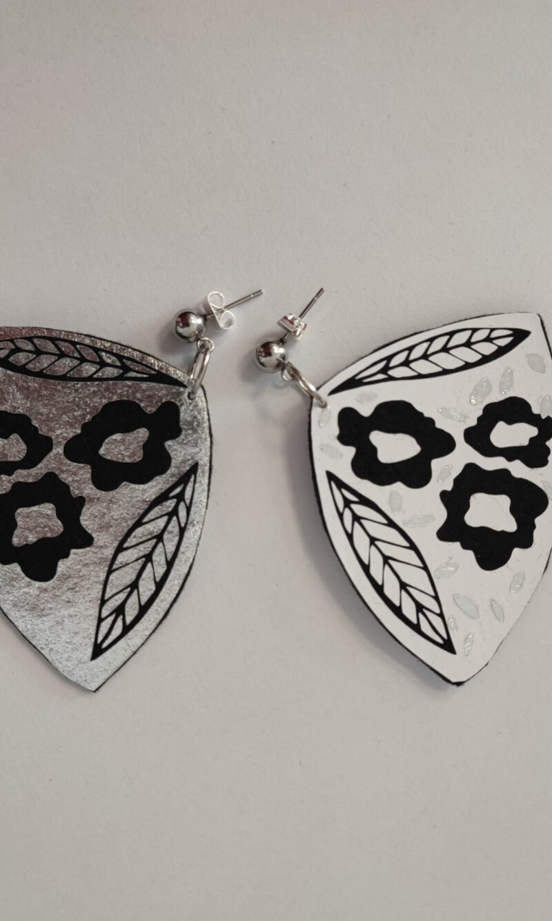 Silver Butterfly Earrings