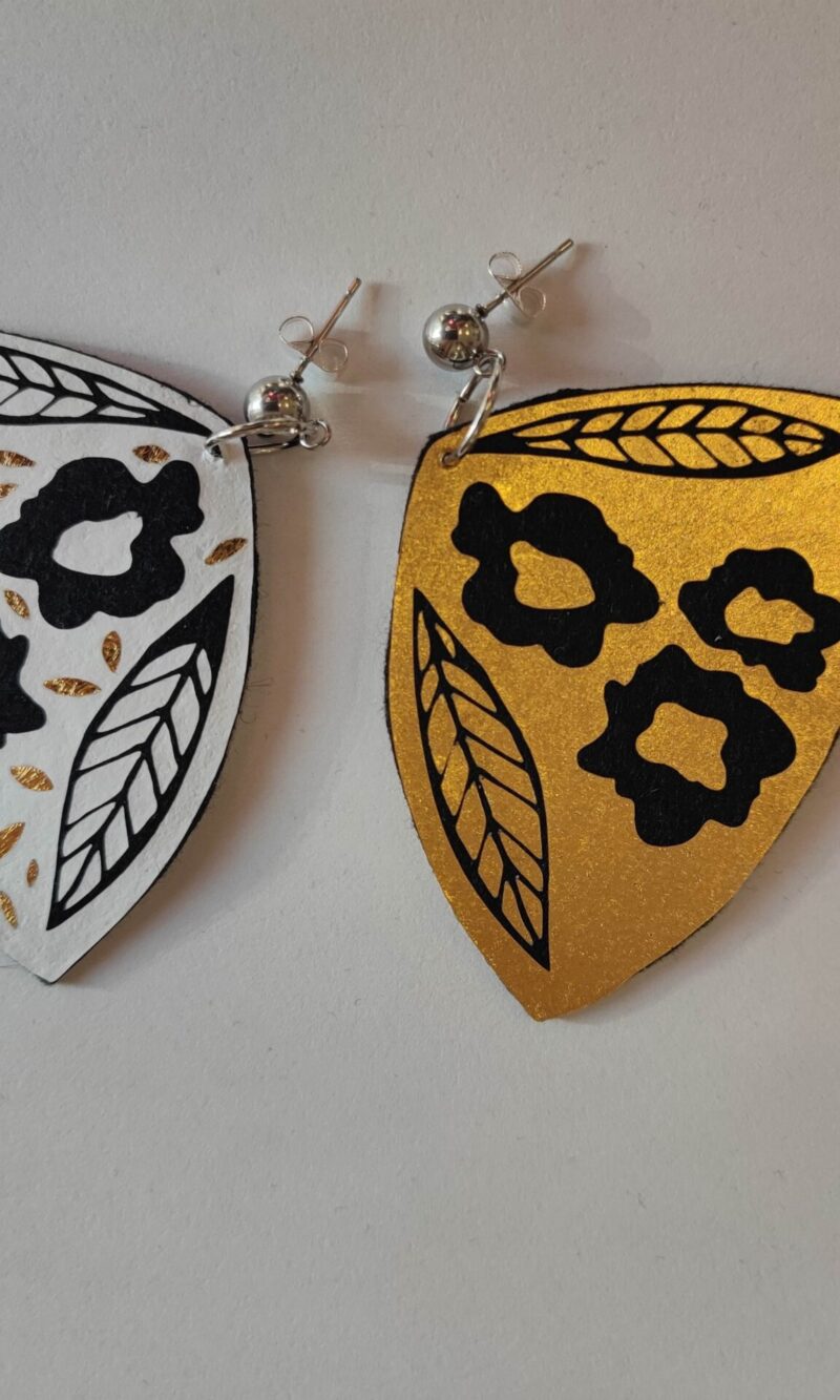 Gold Butterfly Earrings