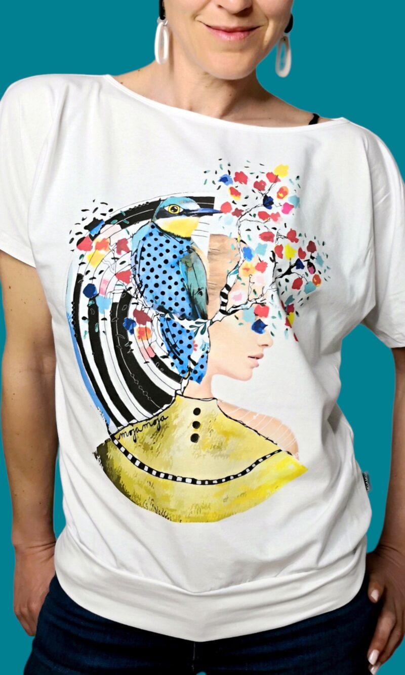 Let Go Bat T-Shirt - White