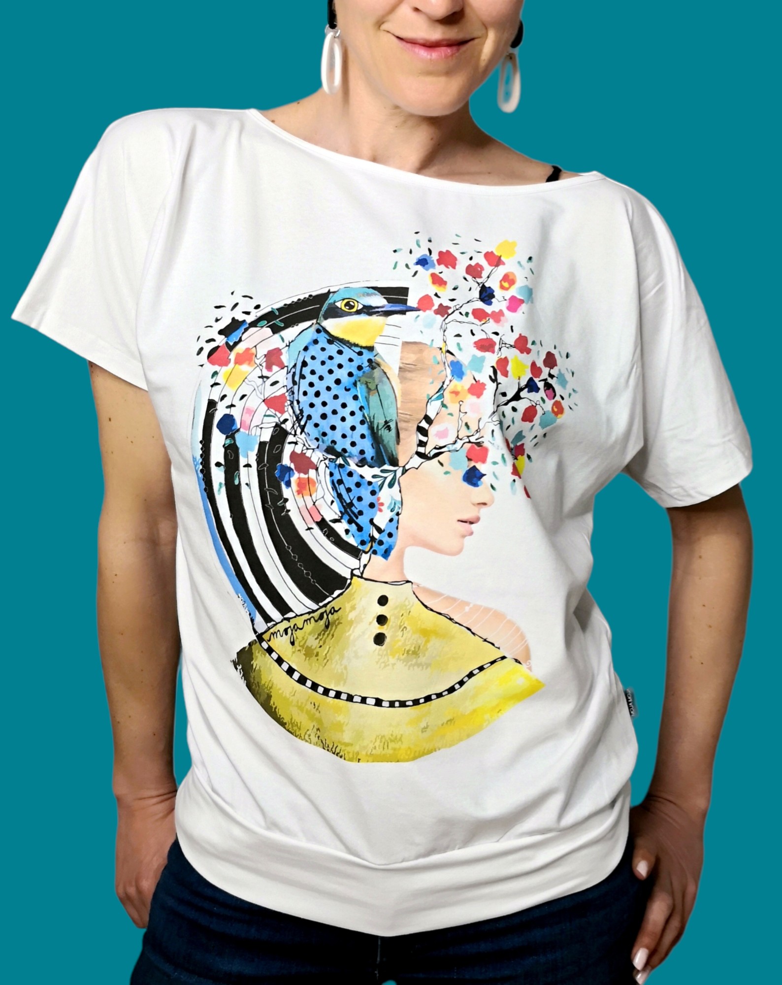 Let Go Bat T-Shirt - White