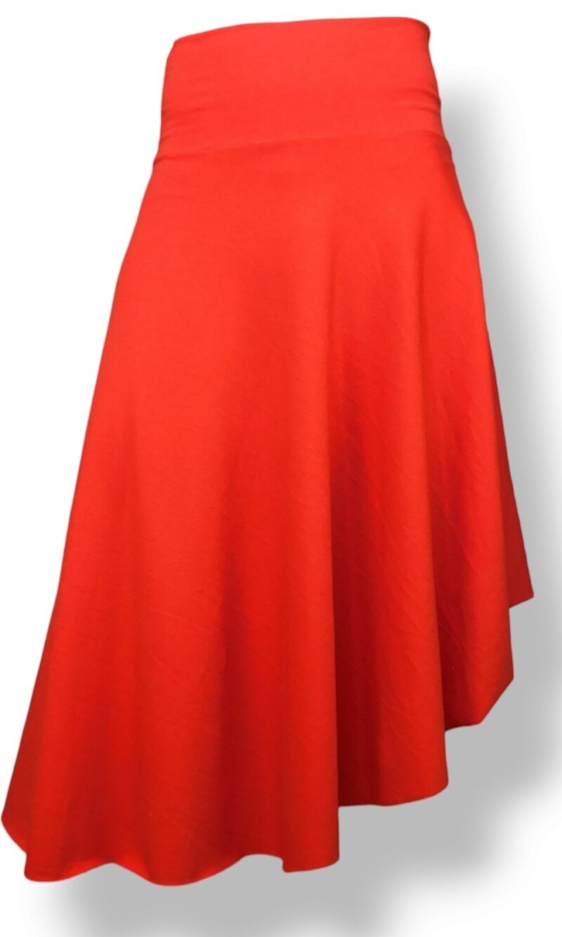 Red skirt