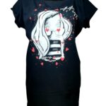 In Love with Life Oversized T-Shirt - black