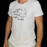 White men's T-shirt Zlomim ti pojstlo