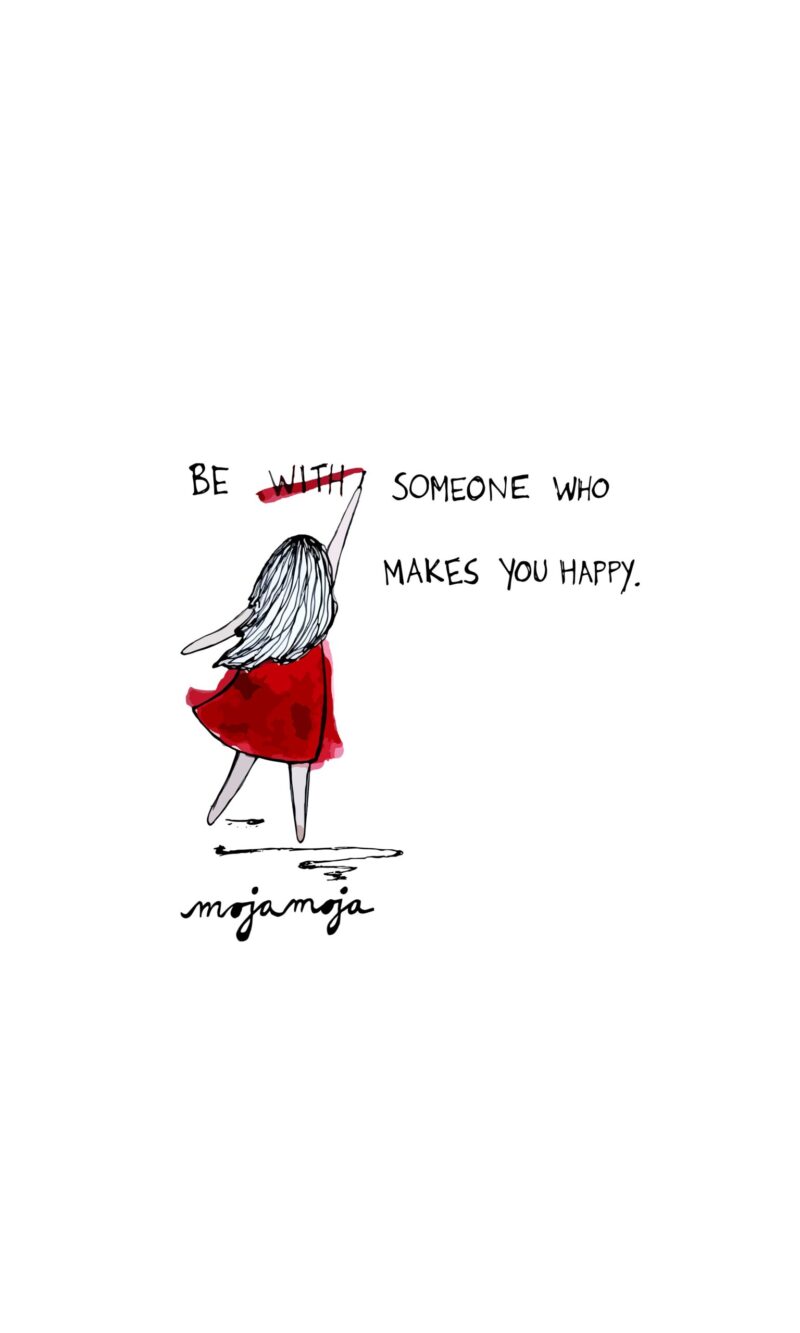 Art print Be who makes you happy