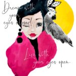 Art print Dream with your eyes closed