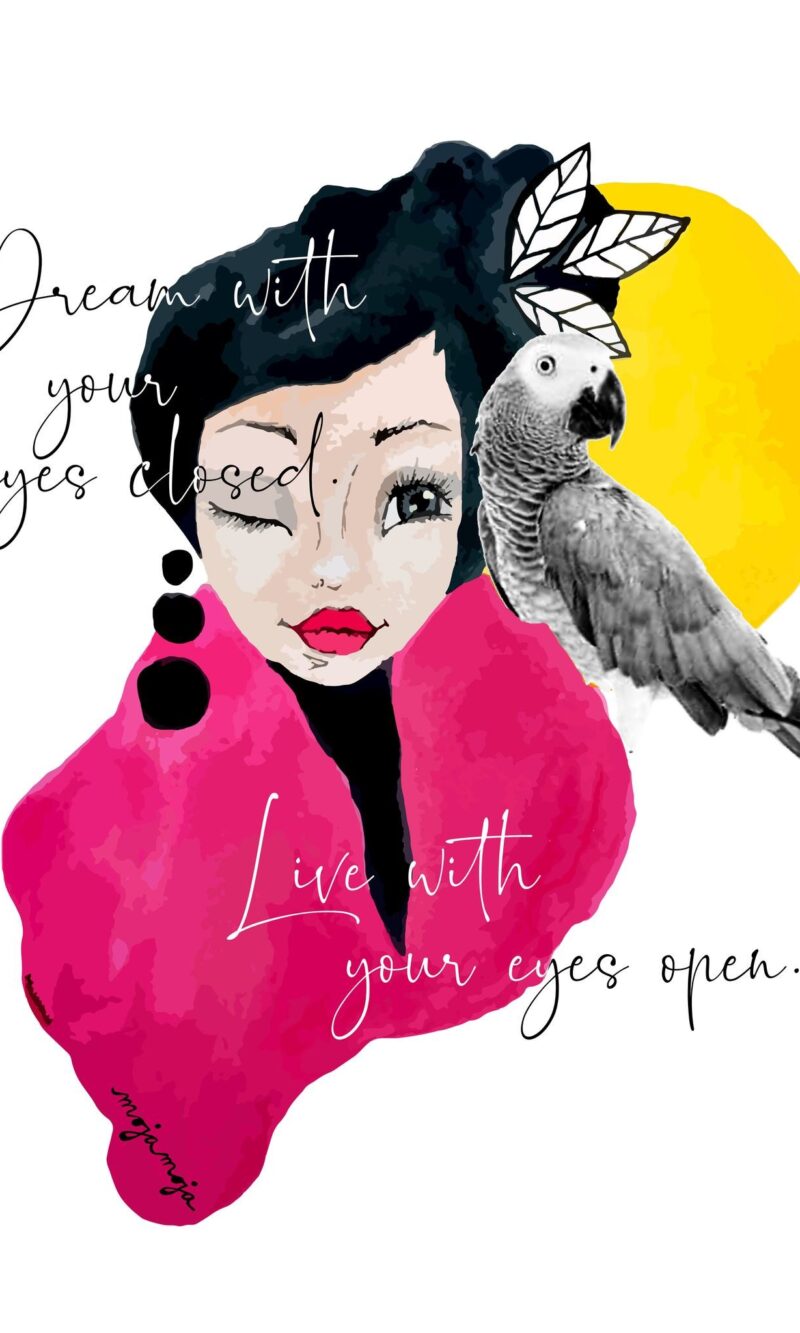 Art print Dream with your eyes closed