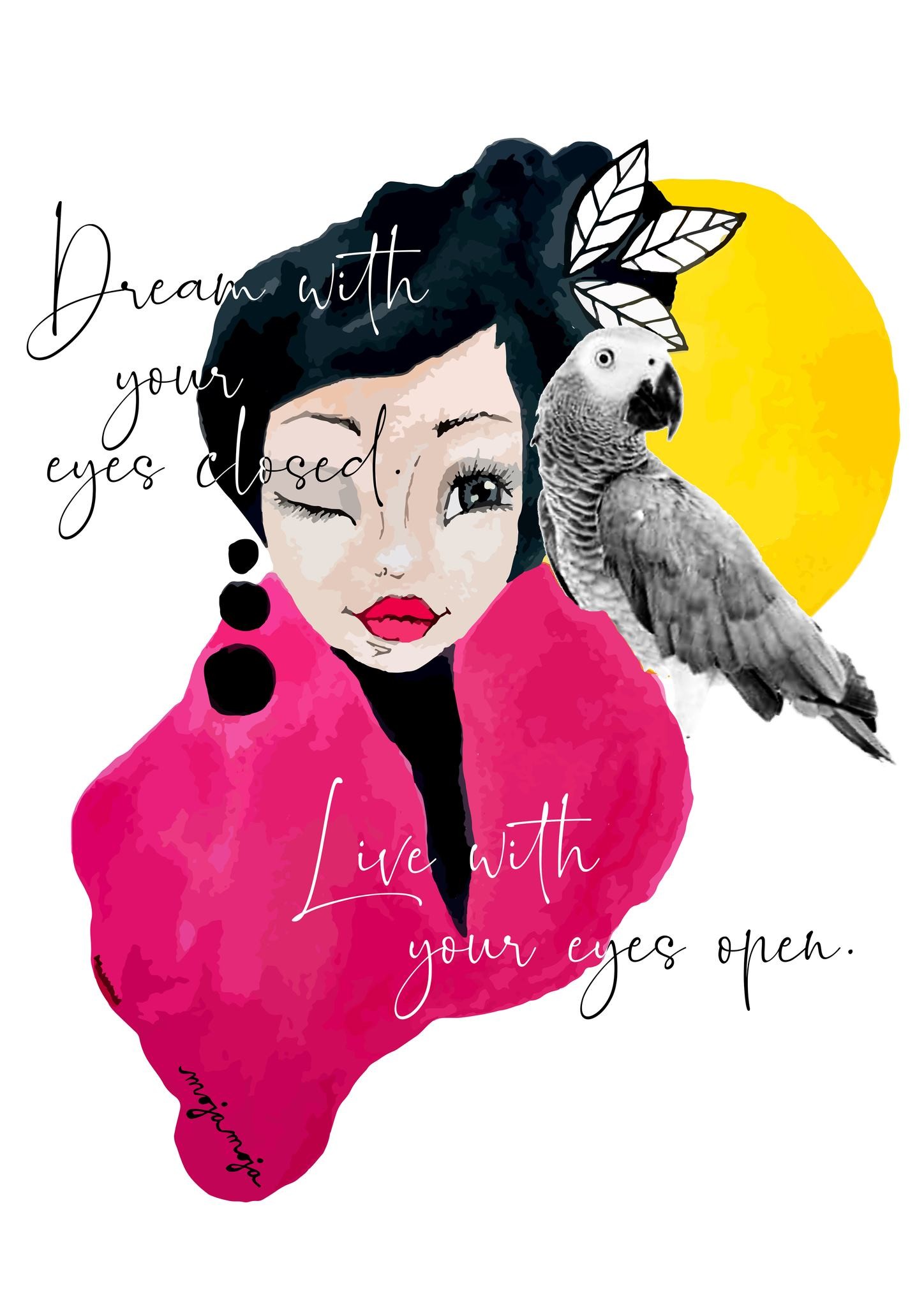 Art print Dream with your eyes closed
