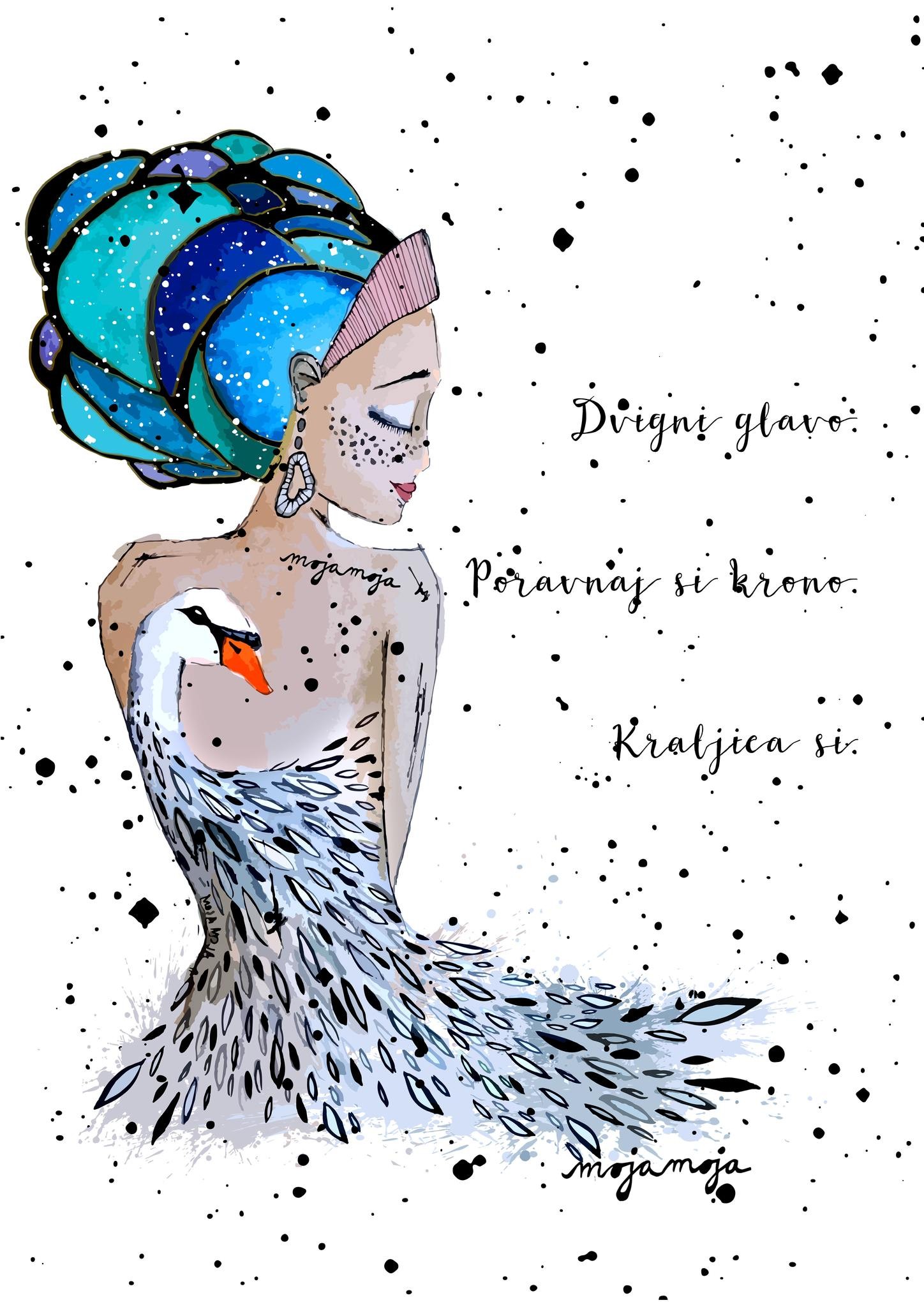 Art print The Swan Queen