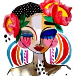 Art print Beautiful thoughts bring happiness