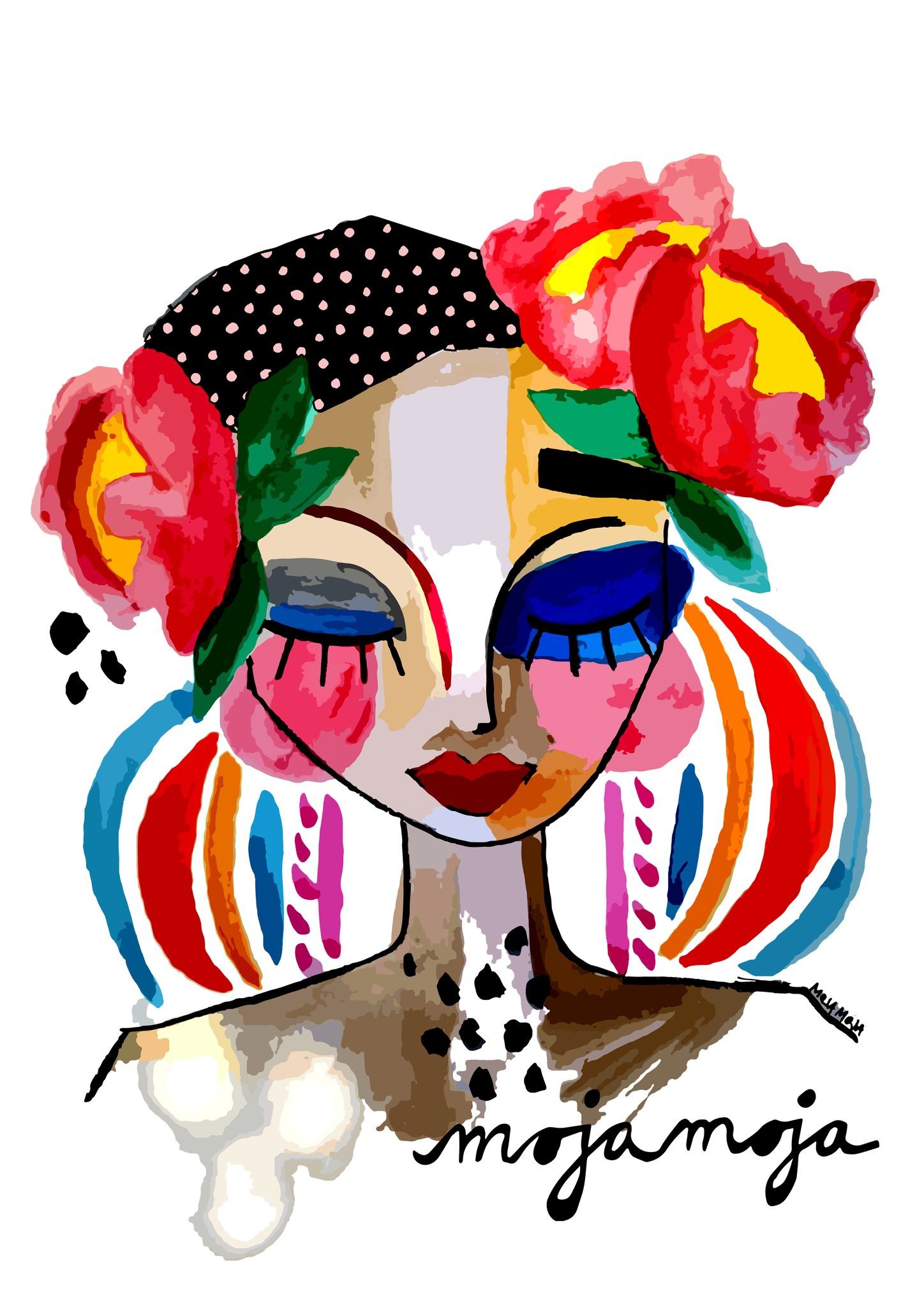Art print Beautiful thoughts bring happiness