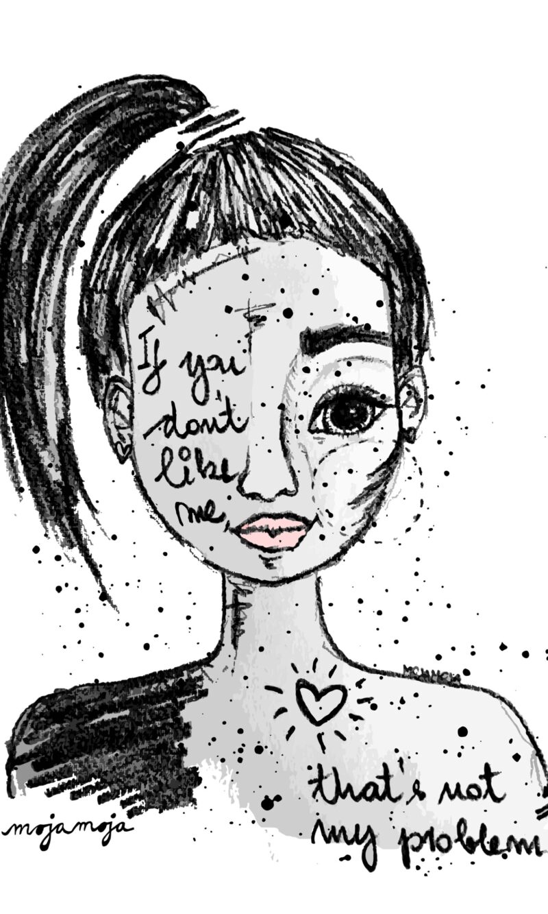 Art print Not my problem