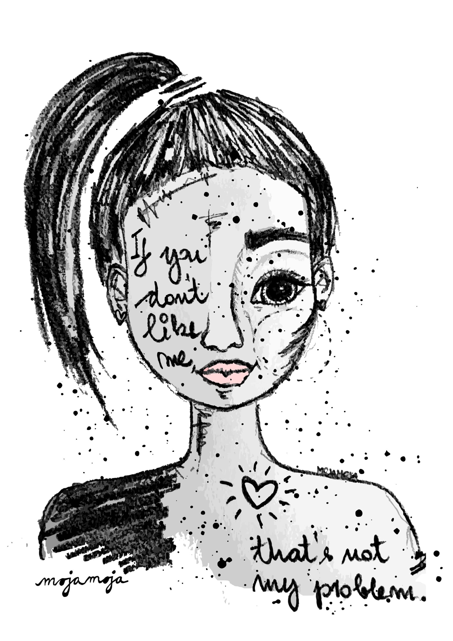Art print Not my problem