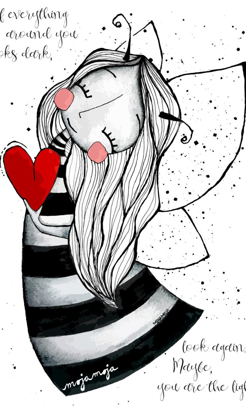 Art  print You are the light
