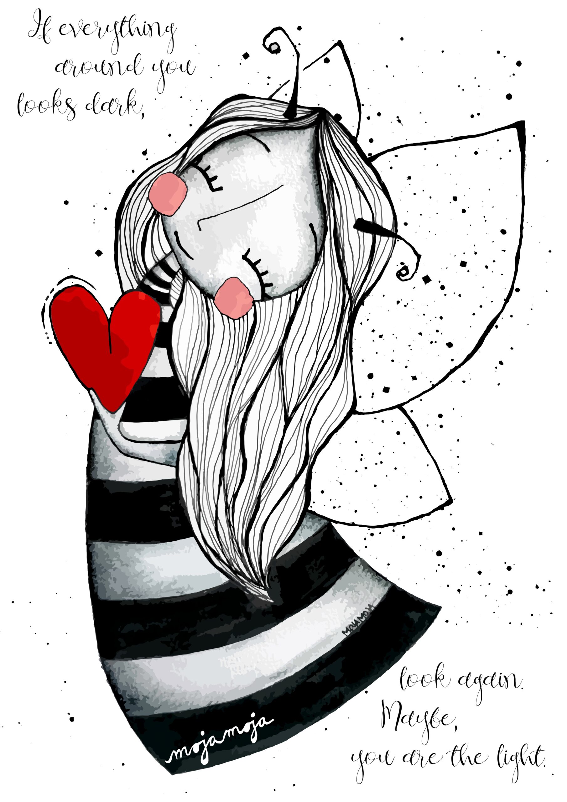 Art print You are the light