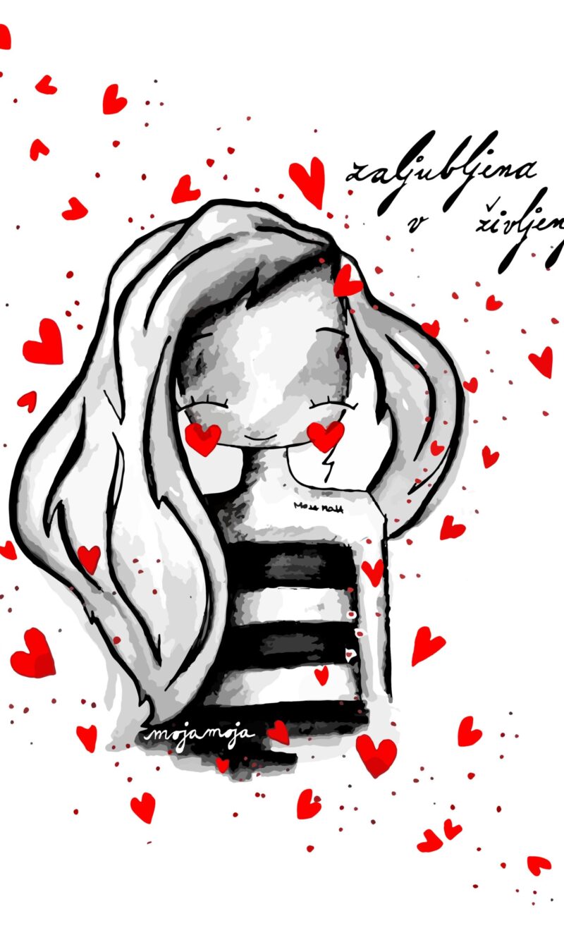 Art print In love with life