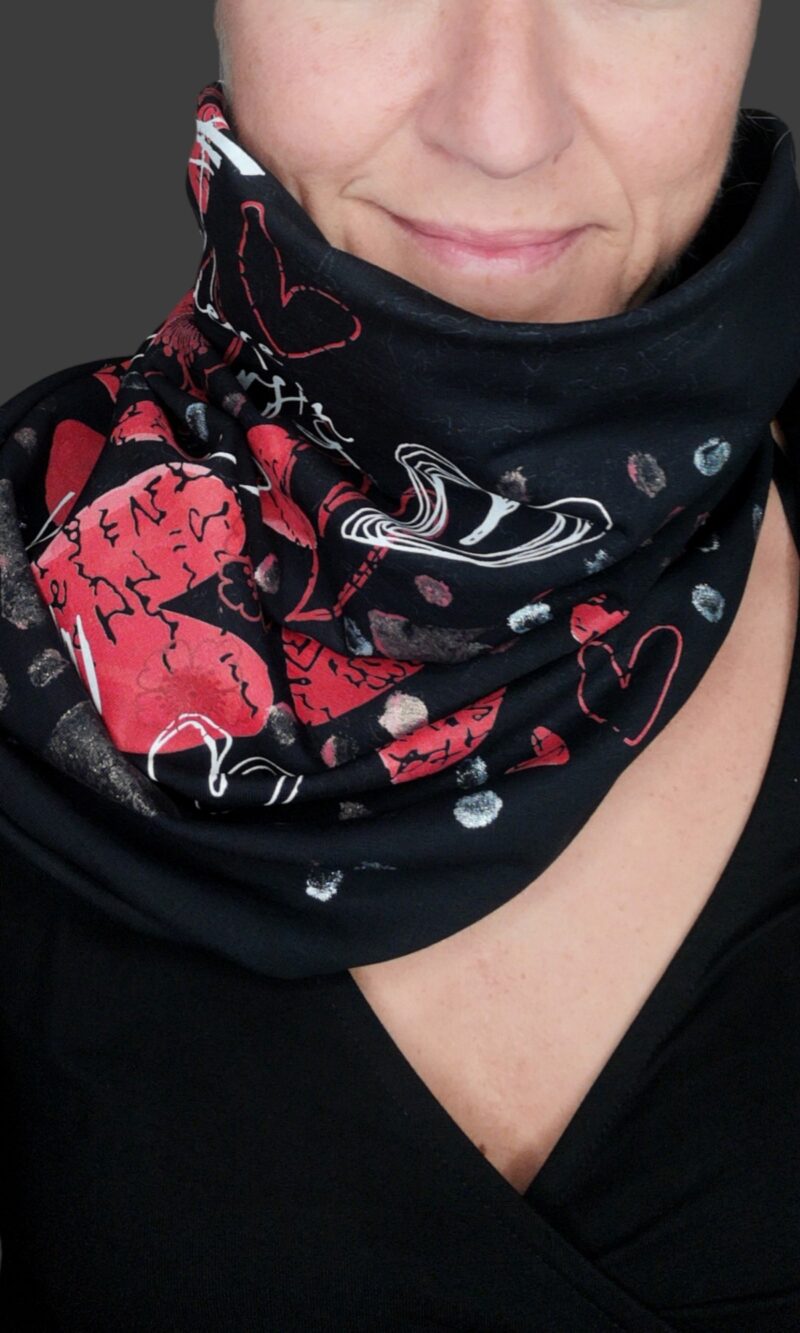 Crocheted scarf