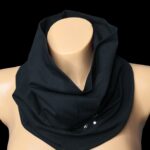 Šal Pure black