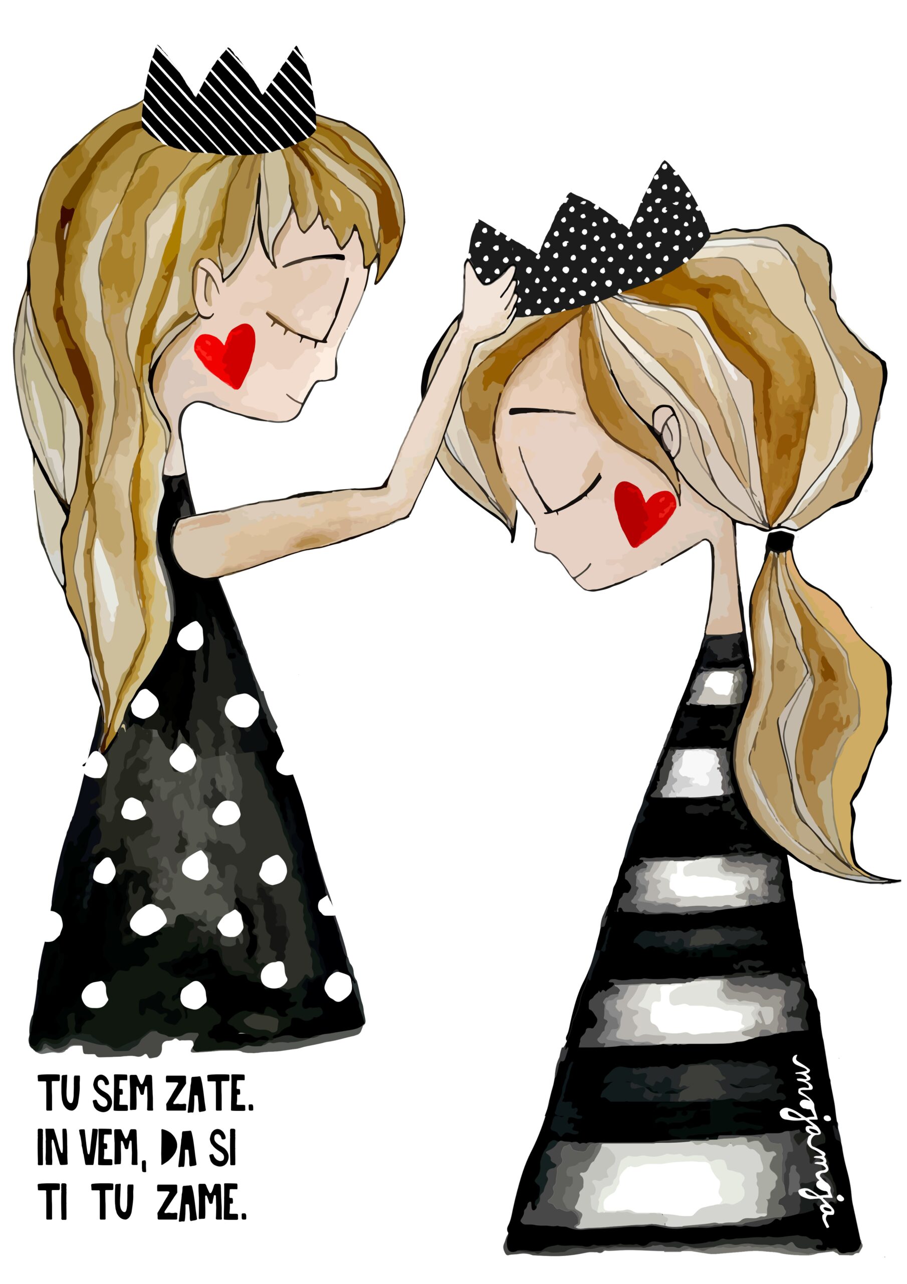 Art print Tu sem zate