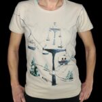 Beige Sedežnica T-shirt