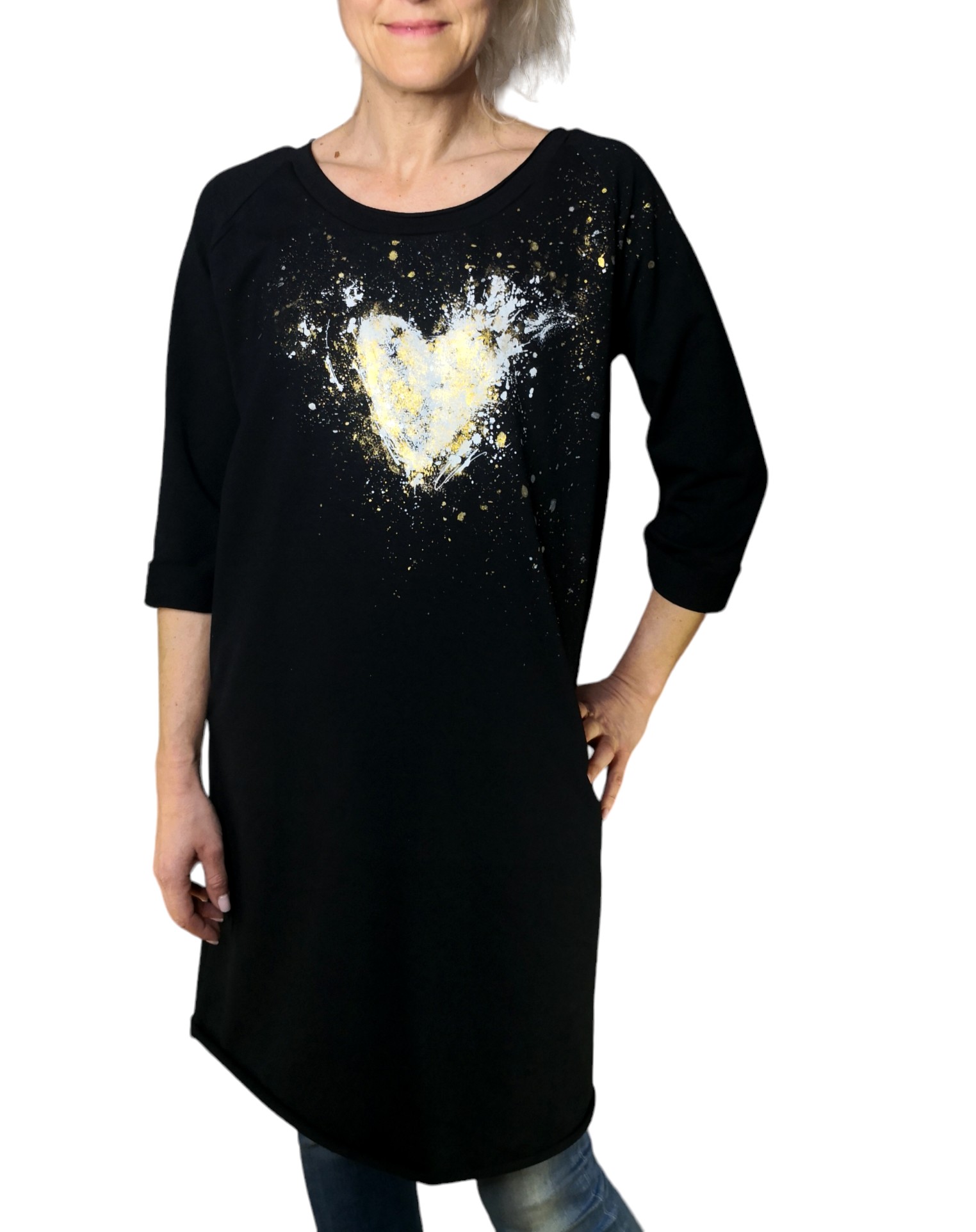 Oversized tunic Golden Heart