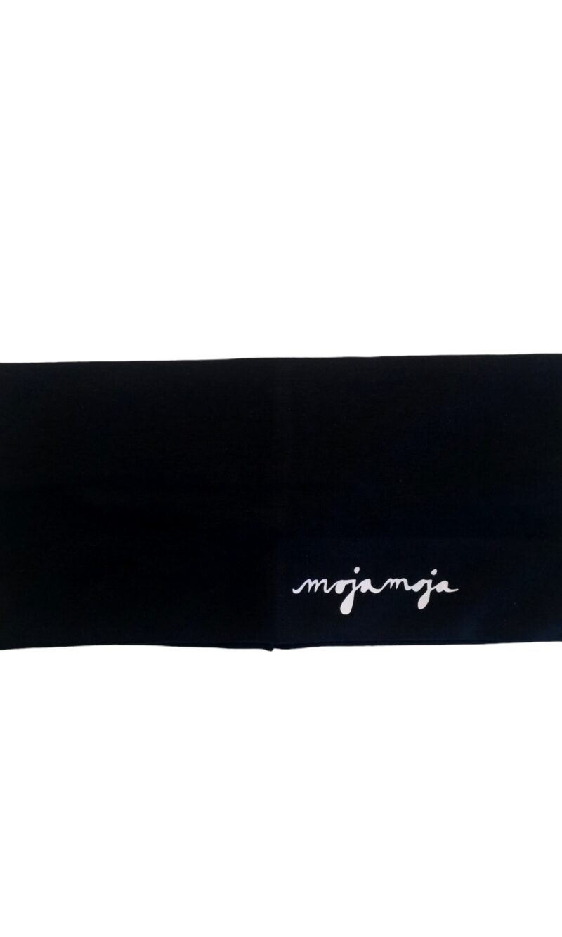 Pure black headband