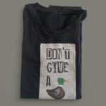 Black men's T-shirt Don't give a duck
