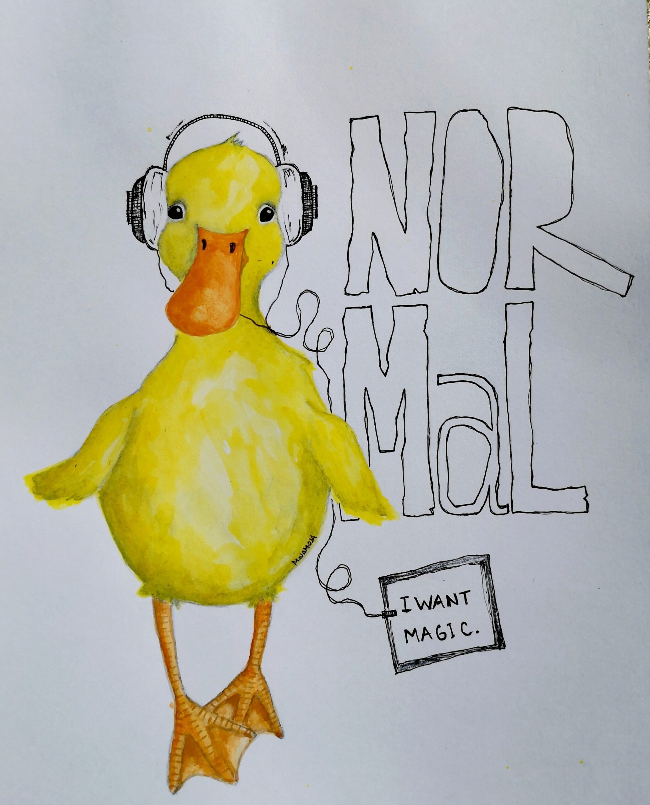 Modra moška majica *UCK NORMAL