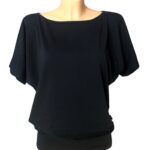 Pure black majica netopir