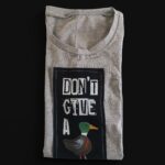 Gray Men's Don't Give a Duck T-Shirt