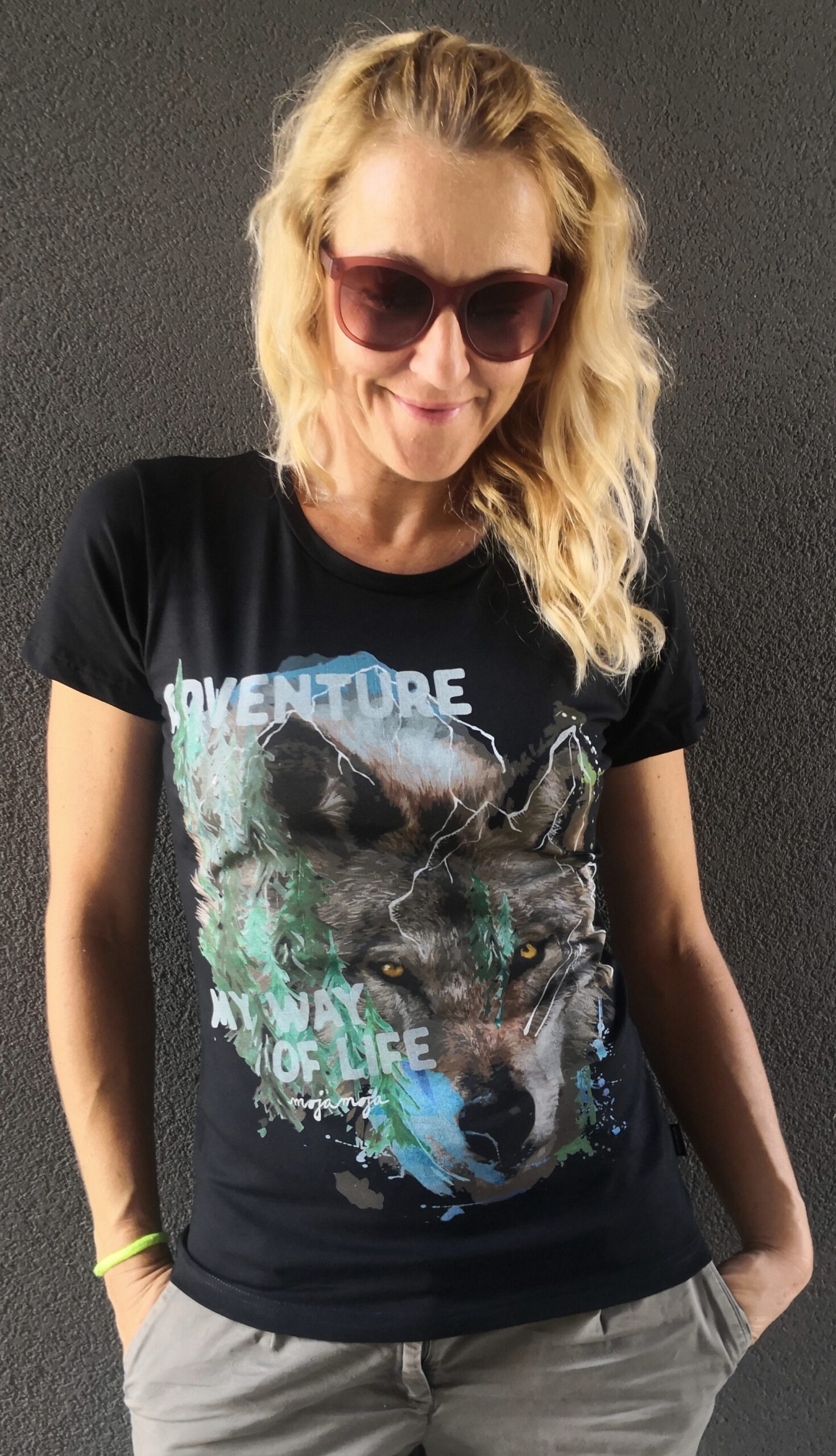 Black My way of life T-shirt